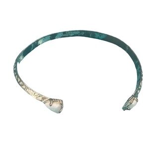 Gold Cuff Bracelet with White Accents Kendra Scott